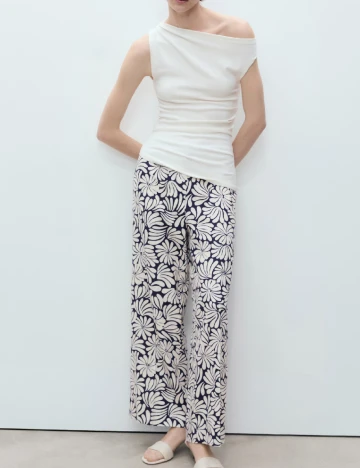 Pantaloni Mango, bleumarin