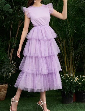 Rochie lunga SHEIN, mov