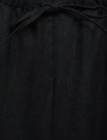 Pantaloni Mango, negru Negru