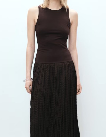 Rochie lunga Mango, maro