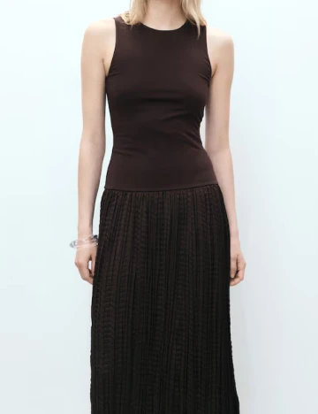 Rochie lunga Mango, maro