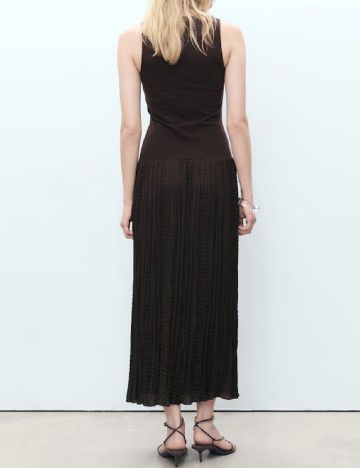 Rochie lunga Mango, maro