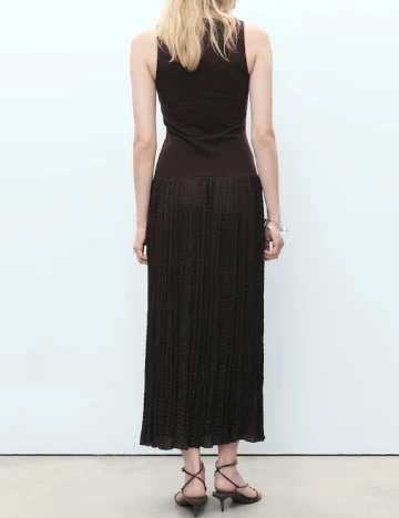 Rochie lunga Mango, maro