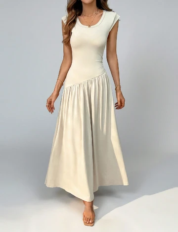 Rochie lunga SHEIN CURVE, bej