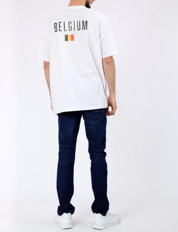 Tricou Only, alb Alb
