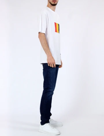 Tricou Only, alb Alb