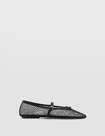 
						Balerini Mango, negru