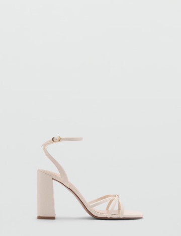 
						Sandale Mango, crem