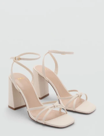 Sandale Mango, crem