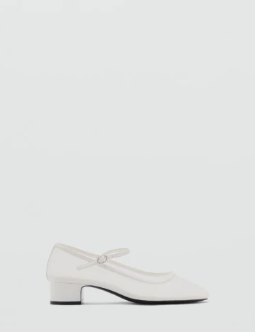 Pantofi Mango, alb Alb