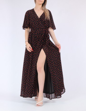 Rochie lunga Only, negru