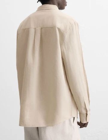 Camasa Zara, bej Crem