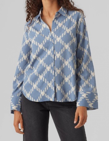 
						Camasa Vero Moda, albastru