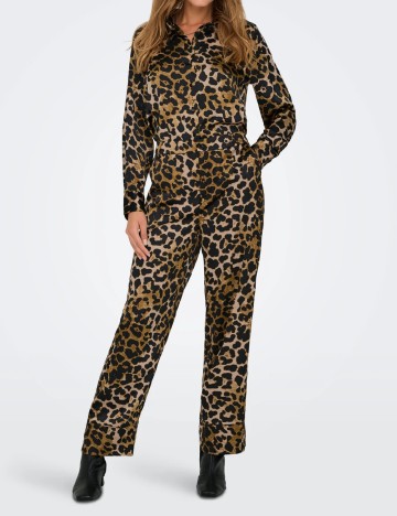 
						Pantaloni Only, animal print