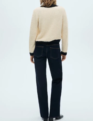 Cardigan Mango, crem Crem