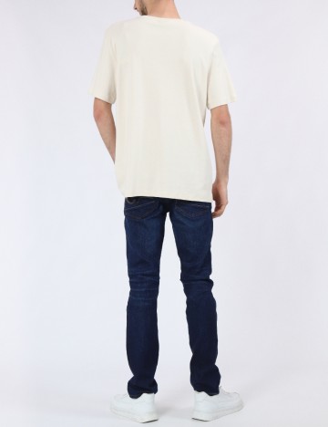 Tricou Jack&Jones, crem