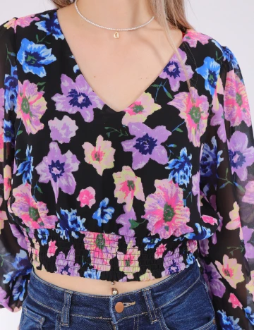 Top Only, floral print Floral print