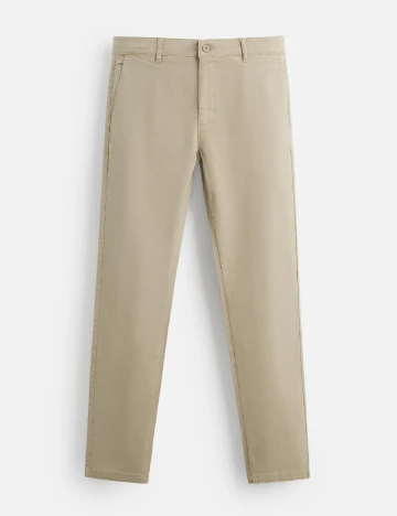 Pantaloni Zara, bej Crem