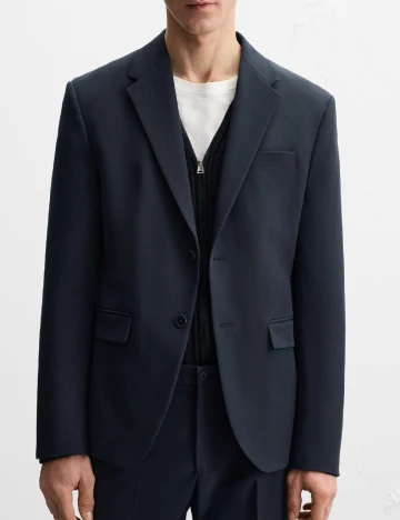 Sacou Zara, bleumarin