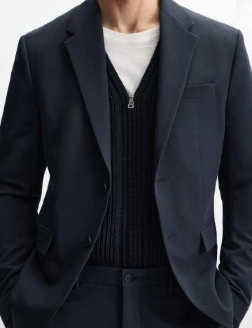 Sacou Zara, bleumarin