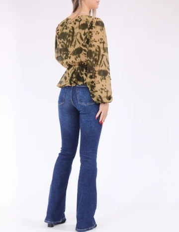 Bluza Only, maro/verde Maro