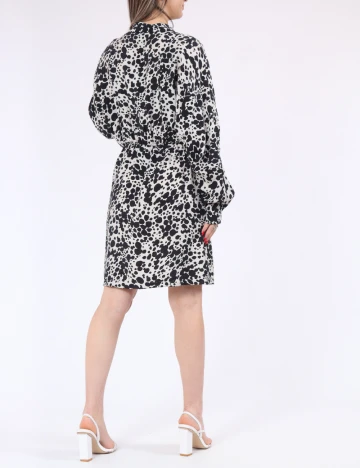 Rochie scurta Vero Moda, bej/negru Negru