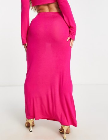 Fusta de plaja ASOS, roz