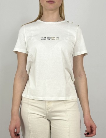 
						Tricou Vero Moda, alb