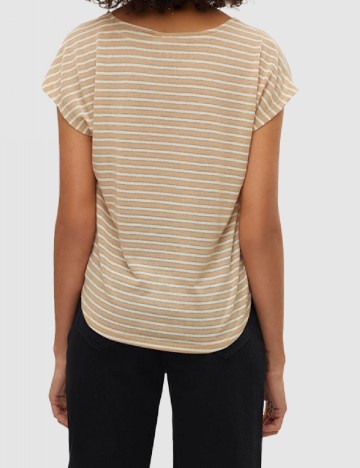 Tricou Vero Moda, crem