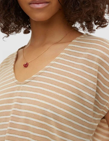 Tricou Vero Moda, crem Crem
