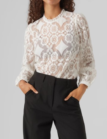 
						Bluza Vero Moda, alb