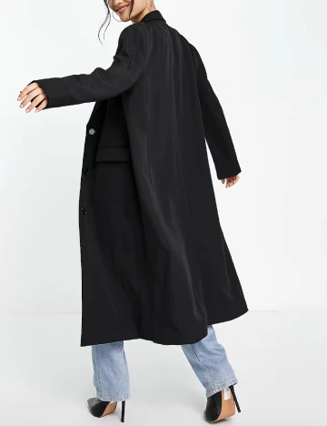 Sacou Oversize Something New, negru