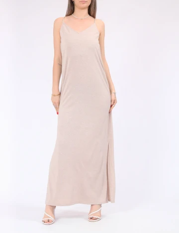 Rochie lunga Vero Moda, crem