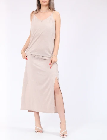 Rochie lunga Vero Moda, crem