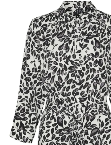 Rochie scurta Vero Moda, alb/negru