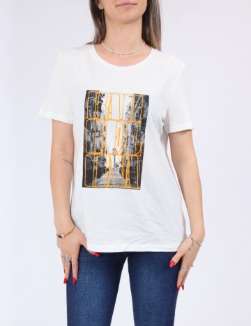 
						Tricou Vero Moda, alb