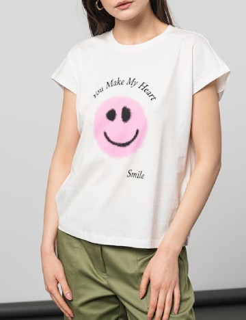 
						Tricou Vero Moda, alb