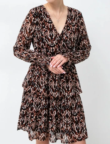 Rochie scurta Vero Moda, maro