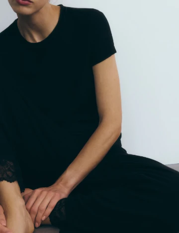 Pijama Reserved, negru