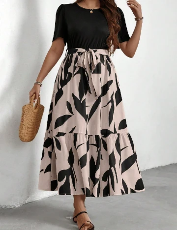 Rochie lunga SHEIN CURVE, negru