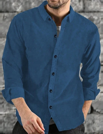 Camasa SHEIN, albastru