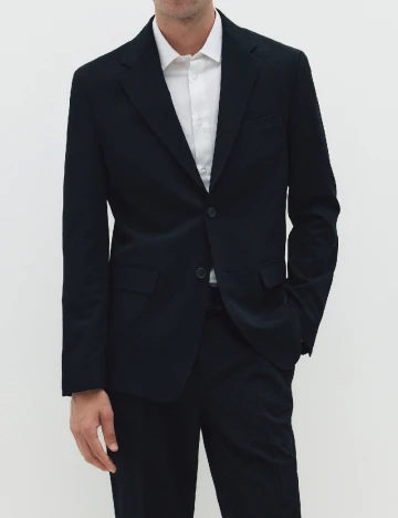 Sacou Reserved, negru Negru