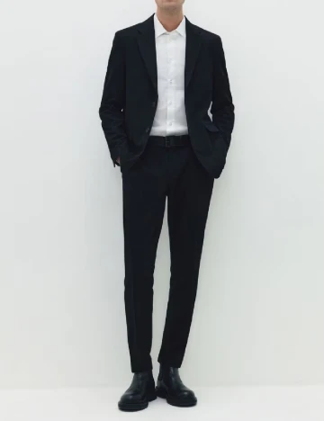 Sacou Reserved, negru Negru