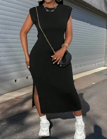 Rochie medie SHEIN, negru Negru