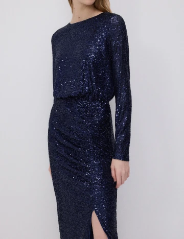 Rochie medie Reserved, bleumarin inchis