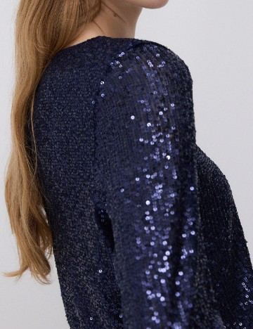 Rochie medie Reserved, bleumarin inchis