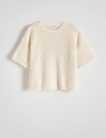Bluza Reserved, ecru