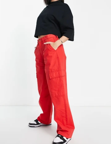 Pantaloni ASOS, rosu