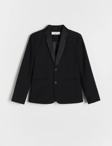 Sacou Reserved, negru Negru