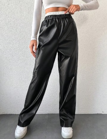 
						Pantaloni SHEIN, negru
